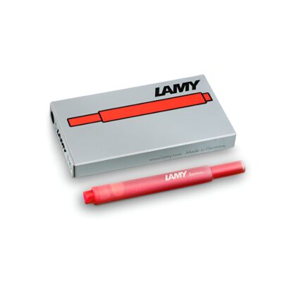 LAMY 1602076 BOX INK CARTRIDGE T10 RED