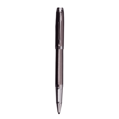 9000032911Parker Ambient Gun Metal Chrome Trim Rollerball Pen