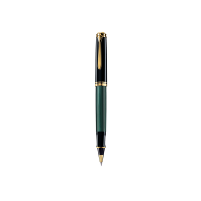 Pelikan Souveran R600 Black/Green Roller Ball Pen 979534