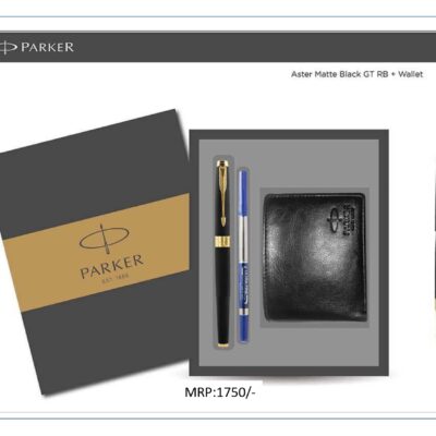 9000028523 ASTER LAQ BK GT RB FREE CARD HOLDER