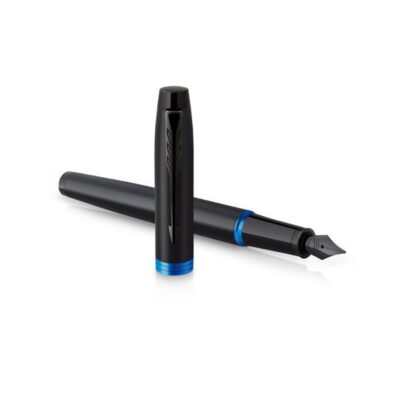 9000034636 Parker IM Professional Marine Blue Black Trim Fountain Pen(M)