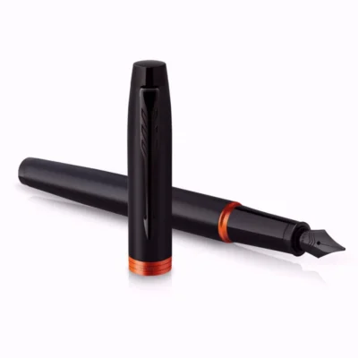 9000034639 Parker IM Professional Flame Orange Black Trim Fountain Pen(M)