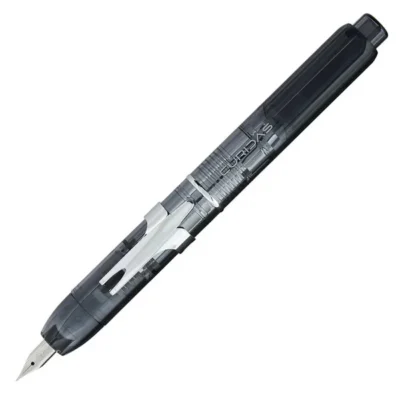 Platinum Curidas Graphite Smoke Fountain Pen medium M Nib