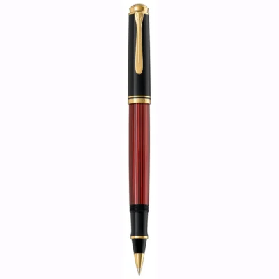 Pelikan Souveran R400 Black/Red Roller Ball Pen 925305